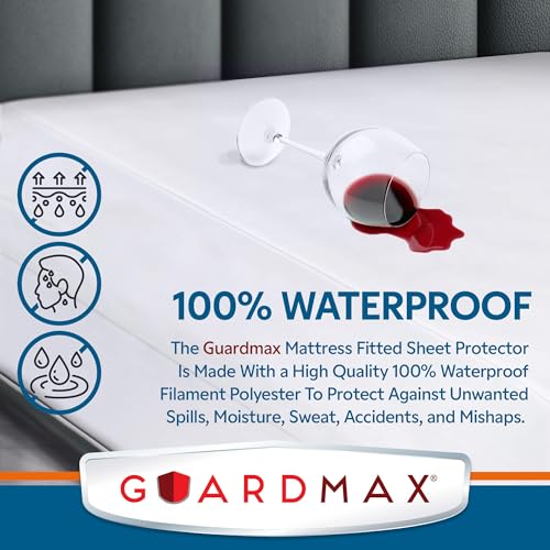 Guardmax Waterproof Hypoallergenic Queen Mattress Protector
