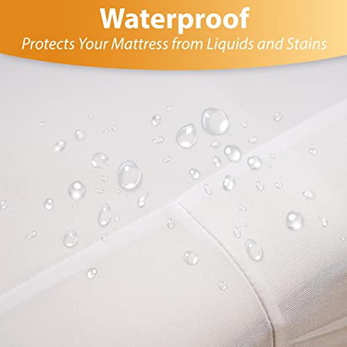 Deluxe Hotel Waterproof Queen Mattress Protector