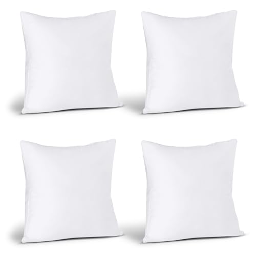 Utopia Bedding 18x18 White Throw Pillow Set