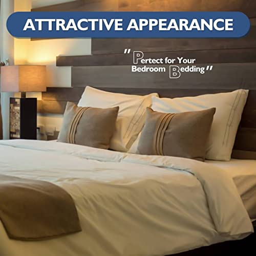 Queen Size Bed Pillows Set of 2 - Hotel Quality