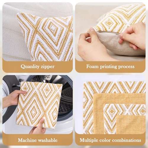 Geometric Decorative Pillow Covers Set of 4