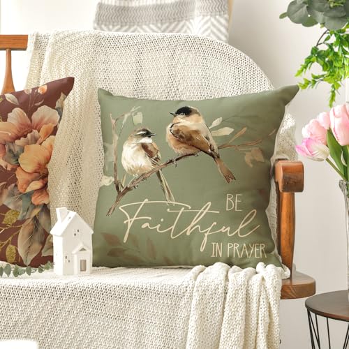 Eucalyptus Leaves Throw Pillow Cover Set of 4