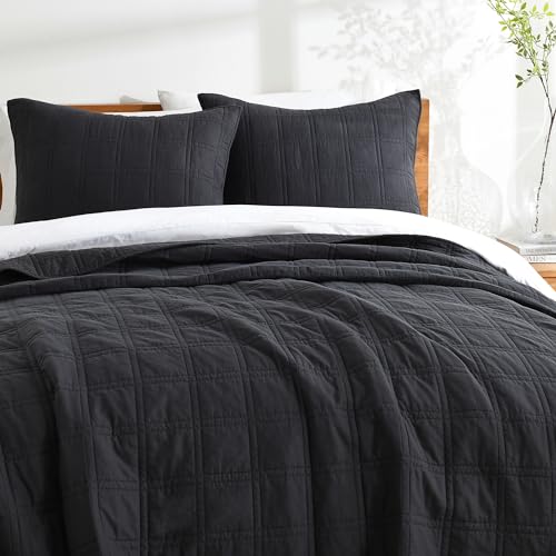 King Size Geometric 100% Cotton Quilt Set