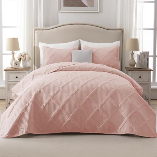 Blush Pink Twin/Twin XL 2-Piece Quilt Set