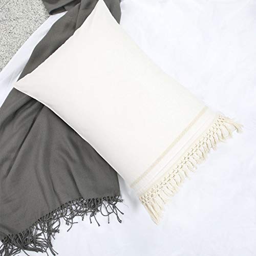 Boho Macrame Tassel Pillow Shams Set of 2