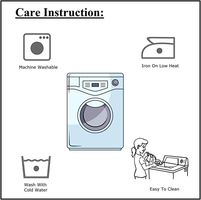 Linen Ruffle Edge European Pillow Shams Set