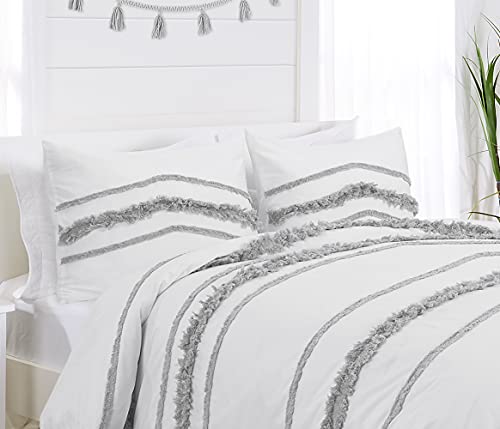 Minimalist Macrame Boho Chic Pillowcase Set of 2