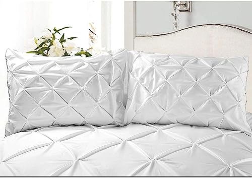 Luxurious Egyptian Cotton Pinch Pleat Pillow Shams