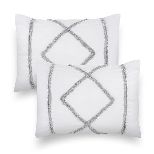 Minimalist Macrame Boho Chic Pillow Case Set