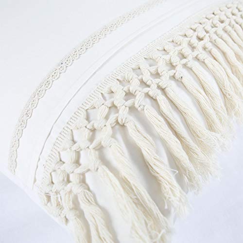 Boho Macrame Tassel Pillow Shams Set of 2