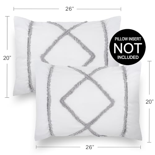 Minimalist Macrame Boho Chic Pillow Case Set