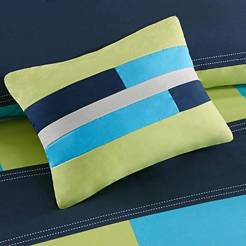 Sporty Comforter Set for Boys' Bedroom - Navy/Blue