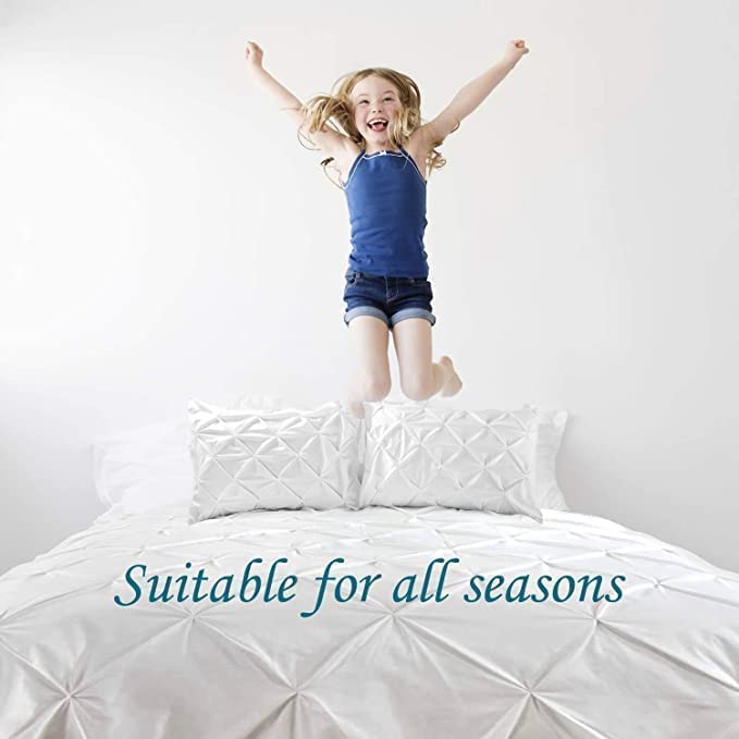 Luxurious Egyptian Cotton Pinch Pleat Pillow Shams