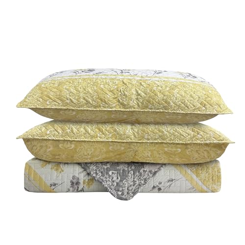 Boho Queen Quilt Set with 2 Pillow Shams