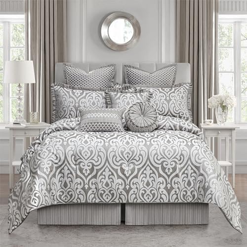 Contemporary Jacquard 9-Piece Queen Comforter Set