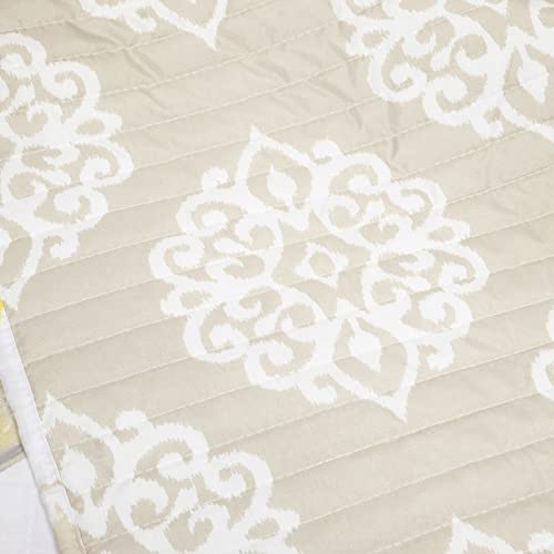 Floral Reversible Quilt Set - Full/Queen, 8 Pieces
