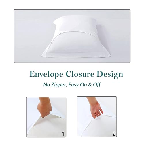 Luxury 600 Thread Count King Pillow Shams Set