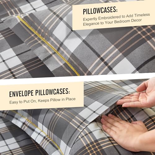 King Size 6-Piece Organic Cotton Luxury Bed Set