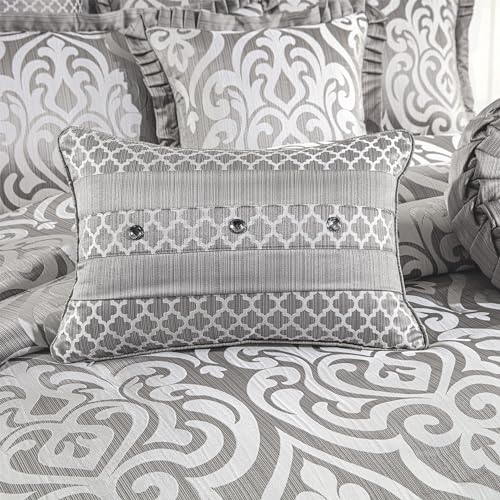 Contemporary Jacquard 9-Piece Queen Comforter Set