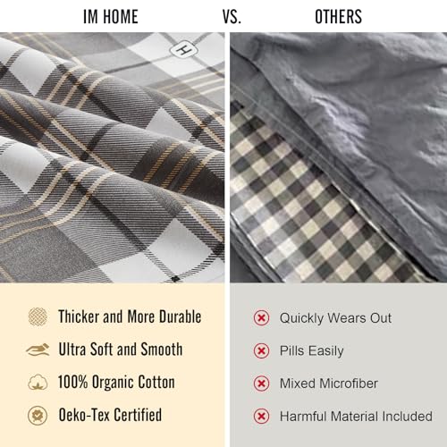 King Size 6-Piece Organic Cotton Luxury Bed Set