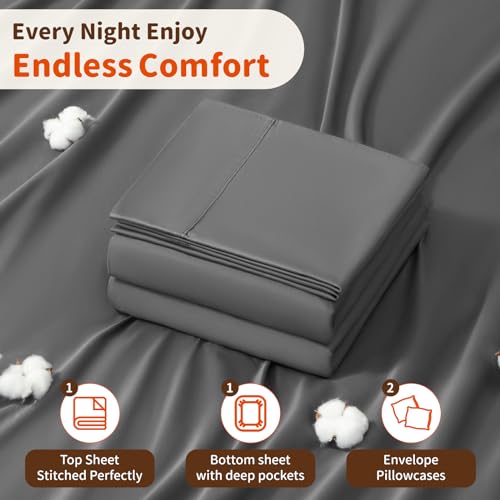 Queen Egyptian Cotton Sheet Set - 1000 Thread Count