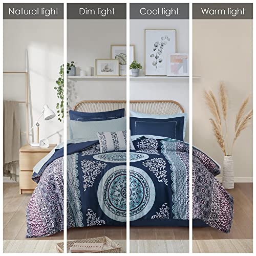 Boho Queen Bed Set with Comforter and Pillows