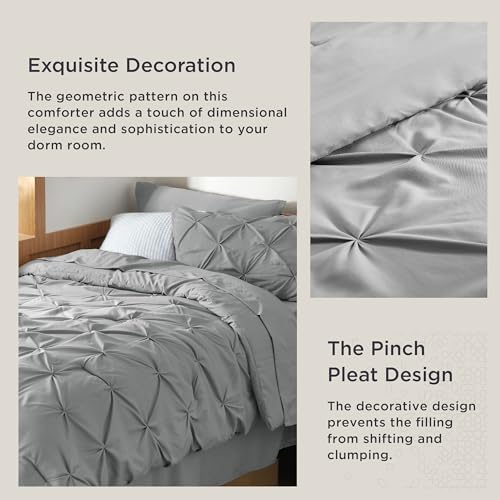 Bedsure Twin XL 5-Piece Comforter Bedding Set