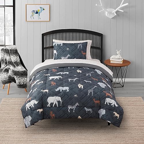 Safari-Themed Kids Bed in a Bag Set