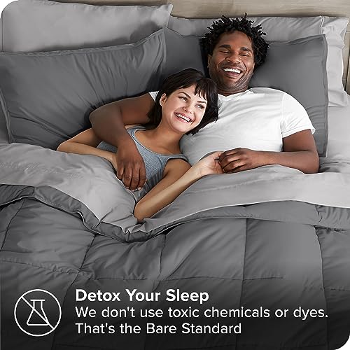 Bare Home 7-Piece Queen Bed Set - Grey