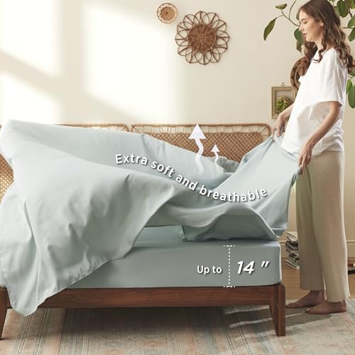 Sage Green Floral King Comforter Set - 7 Pieces