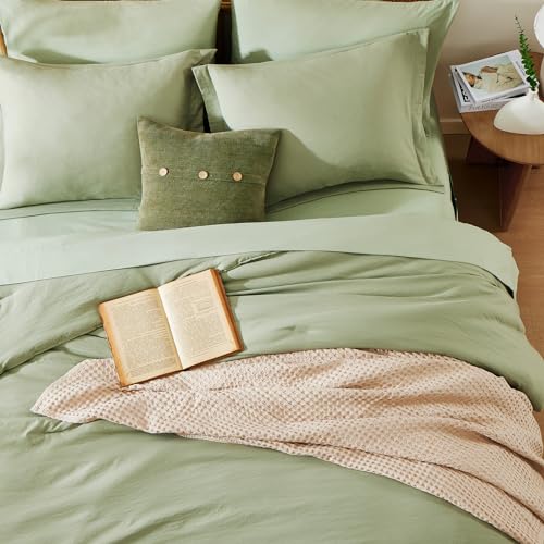 Sage Green 7-Piece Queen Comforter Set