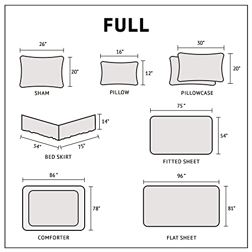 Robbie Modern Cozy Comforter Bed Set, Navy/Tan