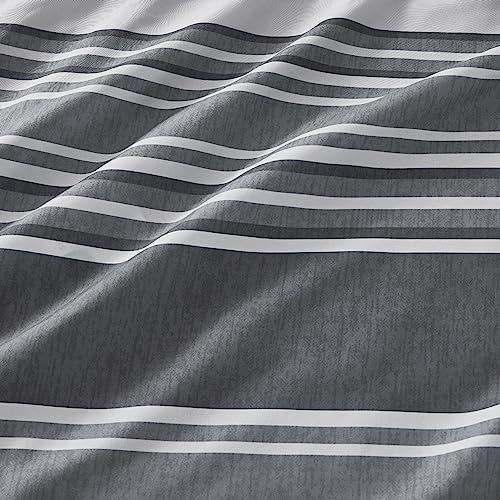 Bedsure Full 7-Piece Striped Bed Set