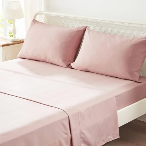 Pink Queen Ruffle Comforter Bed Set 7 Pieces