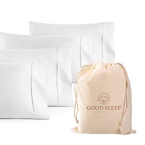 Soft Egyptian Cotton Pillowcases Set of 4