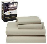 King Size 100% Egyptian Cotton Percale Sheet Set