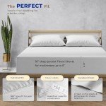 Egyptian Cotton King Size Sheet Set - Silver 4PC