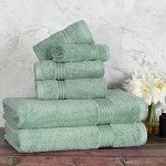 Luxurious Egyptian Cotton 6-Piece Towel Set