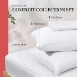 Queen Size 100% Egyptian Cotton Bed Sheet Set
