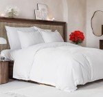 Luxurious King Size Duvet Cover Set - White