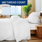 Luxury 100% Cotton King Size Duvet Cover Set