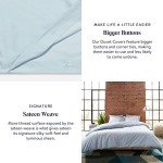 Brooklinen Luxury Cotton Duvet Cover, Full/Queen, Cream