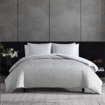 Vera Wang King Duvet Cover Set in Illusion Grey