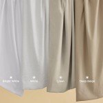 Bedsure King Size White Duvet Cover Set