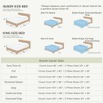 Bedsure King Size White Duvet Cover Set