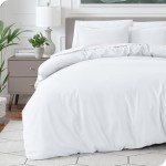 Premium 1800 Soft Queen Duvet Cover - White