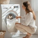 Luxury King Size White Cotton Duvet Cover Set