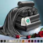 Decolure Silky Satin 6-Piece Queen Bed Set