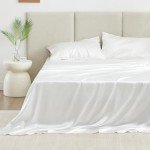 Cozy Full Size Satin Sheet Set - 4 Pieces