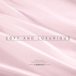 Blush Pink King Satin Bed Linen Set - 4 Pcs